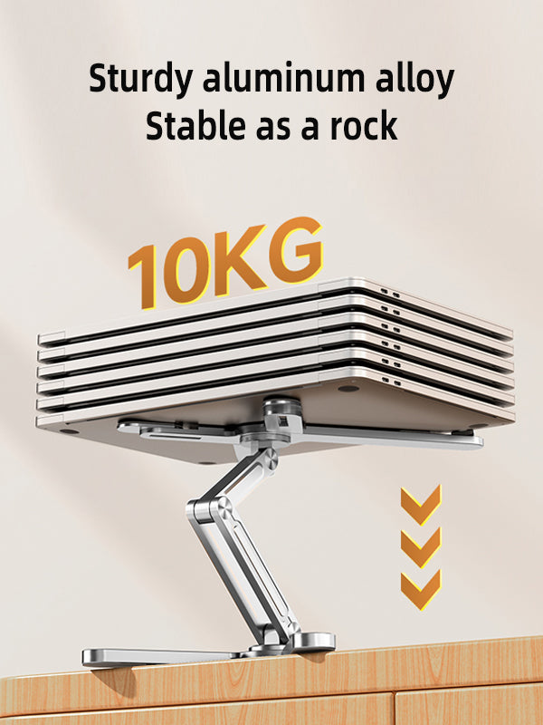 Adjustable Swivel Laptop Stand Aluminum Alloy 360 Degree Rotating Bracket 