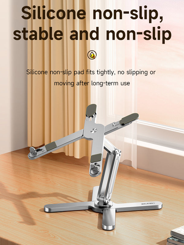 Adjustable Swivel Laptop Stand Aluminum Alloy 360 Degree Rotating Bracket 