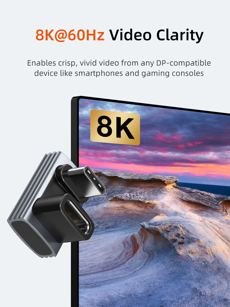 USB4 USB C OTG Adapter 240W 40Gbp 8K 