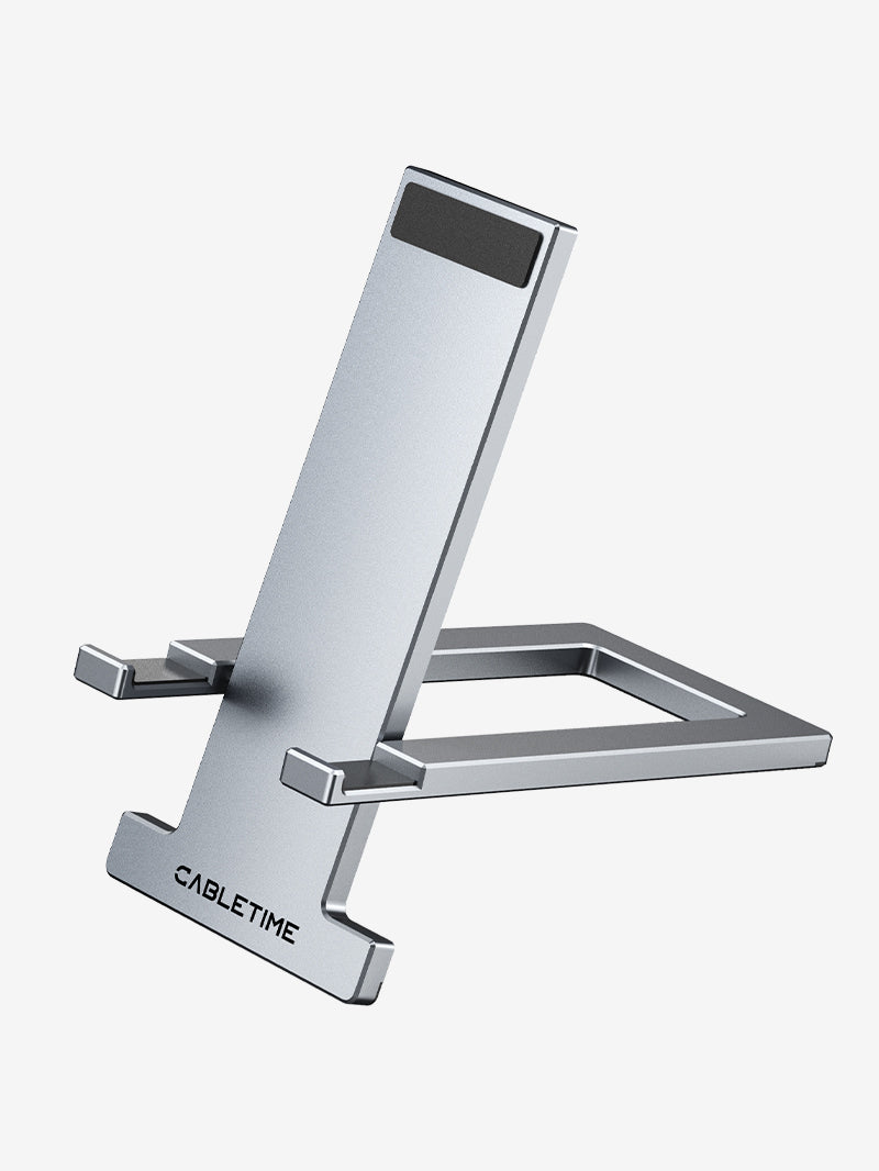 Aluminium Folding Mobiltelefon Holder Stand til skrivebordet