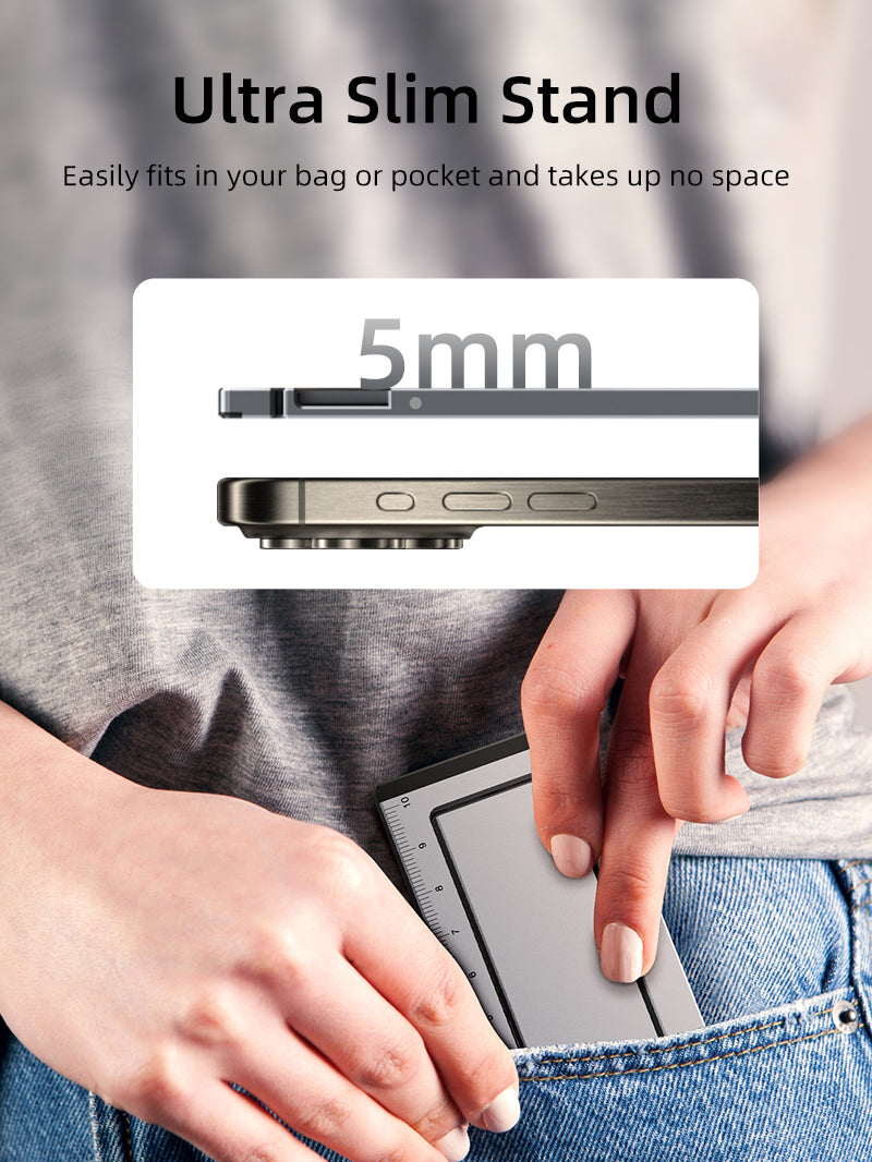 Aluminum Folding Mobile Phone Holder Stand for Desk 
