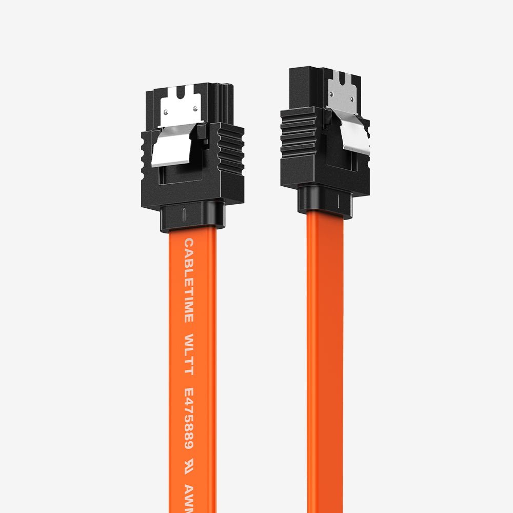 Cavo SATA 3.0 da 6 Gbps ad angolo retto per unità HDD/SSD/CD e DVD