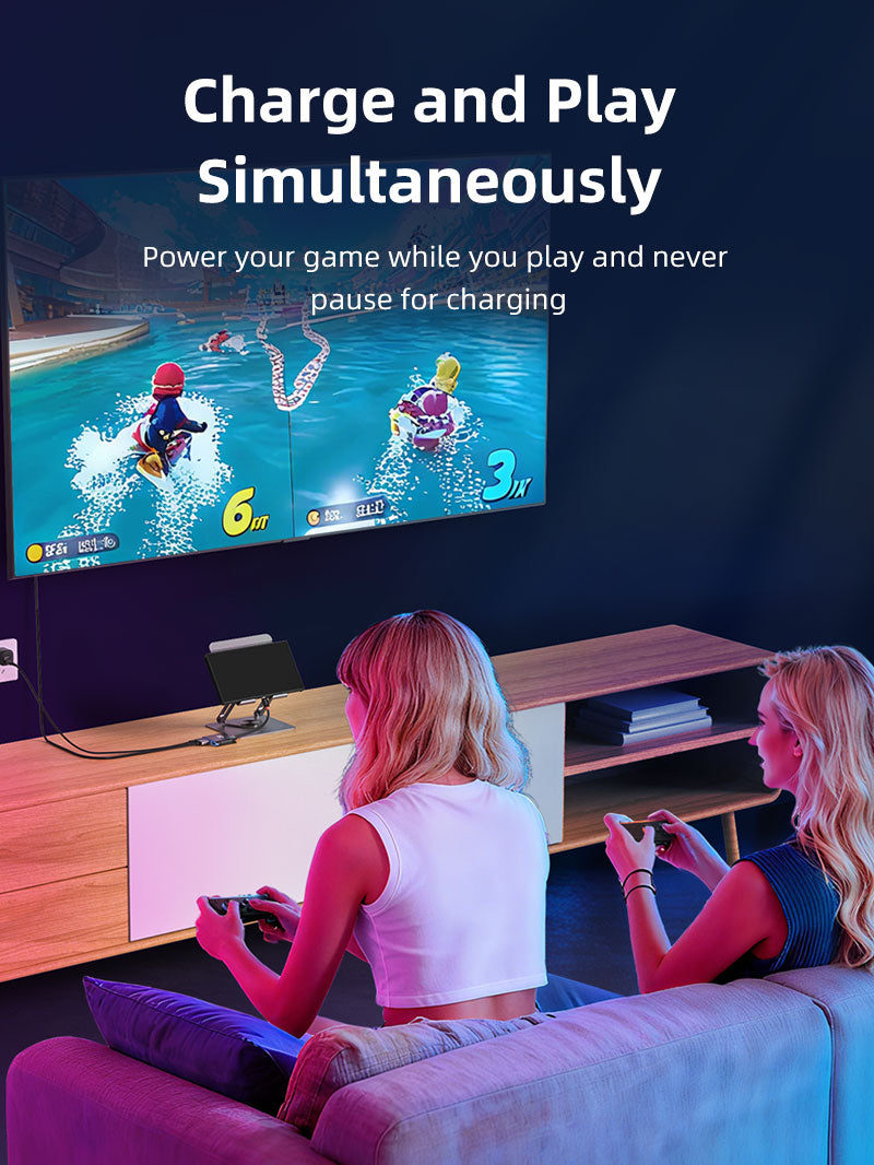 Portable Switch dock TV setup