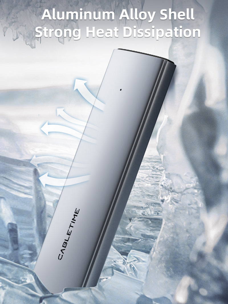 USB 3.1 Type-C To NVME M.2 SSD PCIE Enclosure 