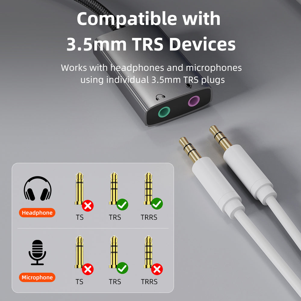 USB C til 3,5 mm hovedtelefon og opladeradapter