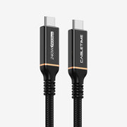 240W USB4 케이블 40Gbp 8K 비디오 출력 편조 2M 1M