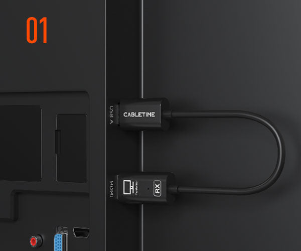 Connect RX to Display