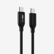 Black CABLETIME USB-C to USB-C cable with molded connectors and a 100W PD marking.