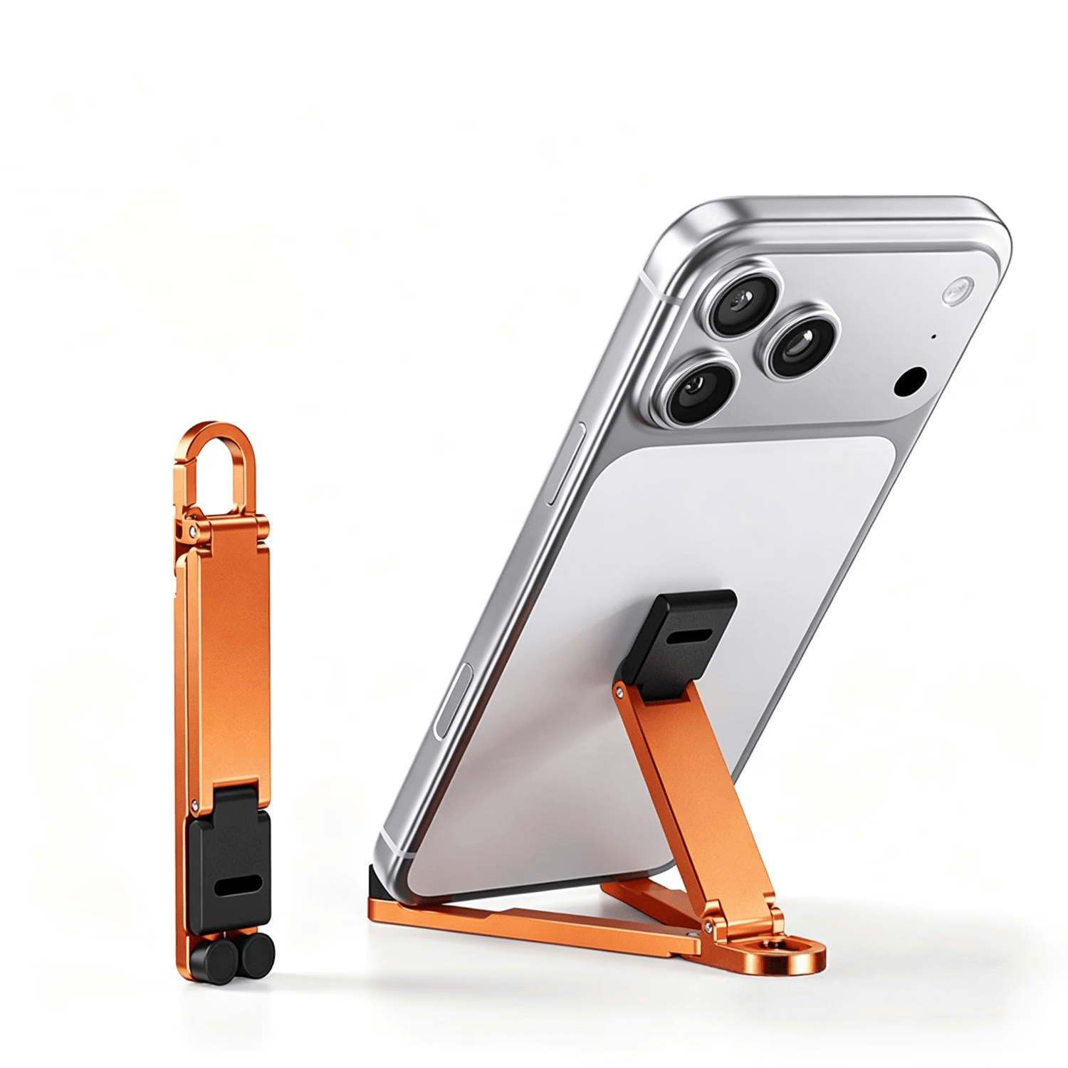 Aluminium foldning af mobiltelefonholderen står til skrivebord