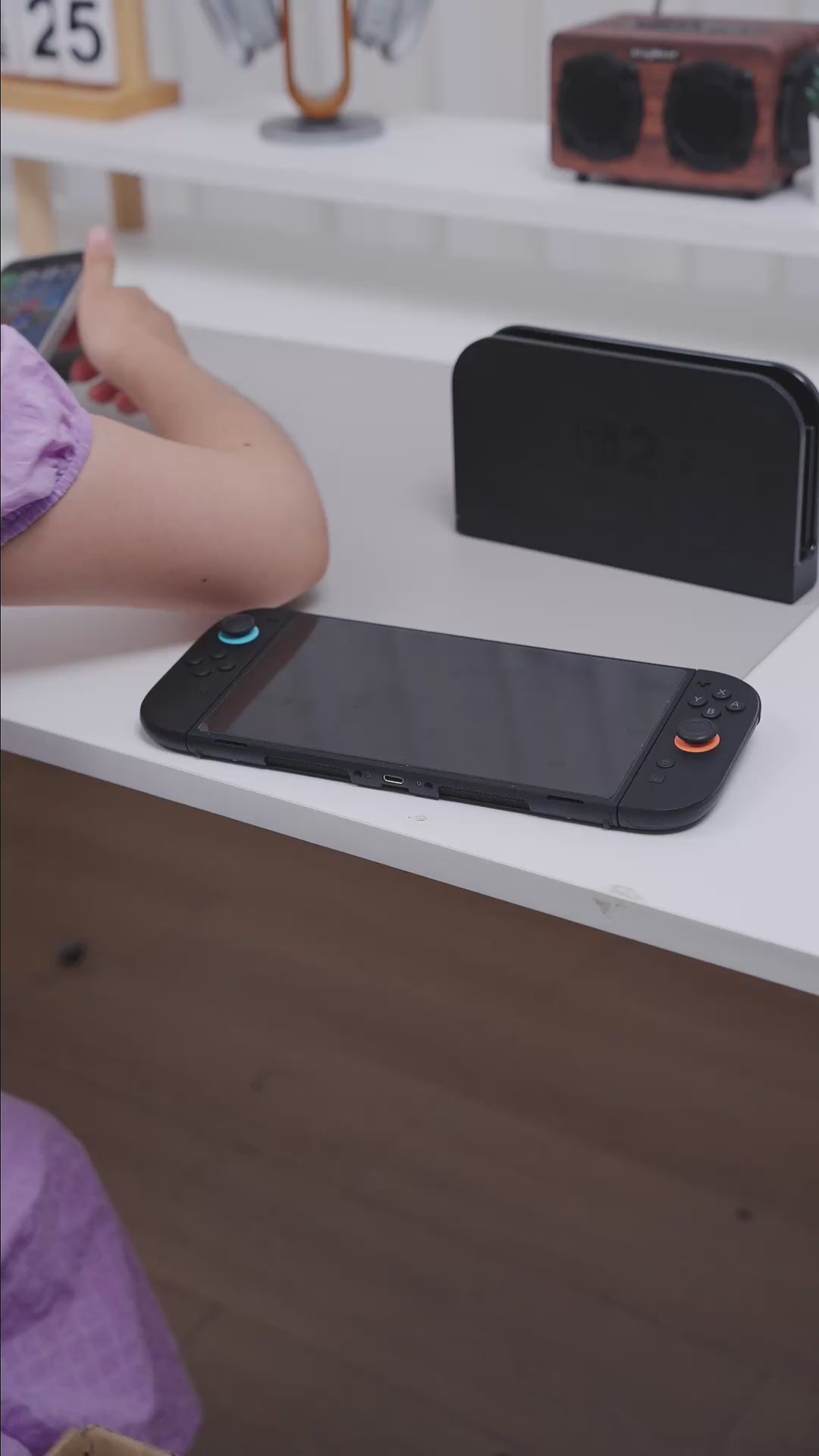 Carica il video: Cavo adattatore da USB C a HDMI 4K60Hz per mini dock Nintendo Switch 2 con PD100W