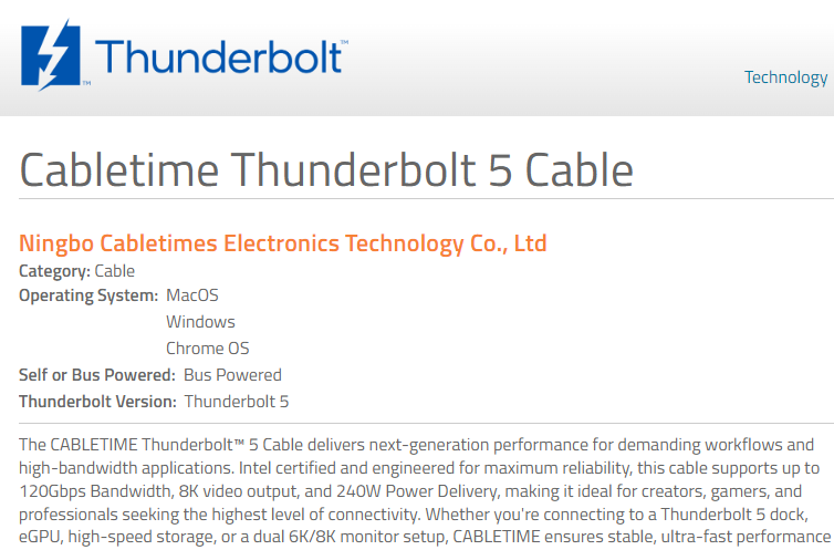 CABLETIME