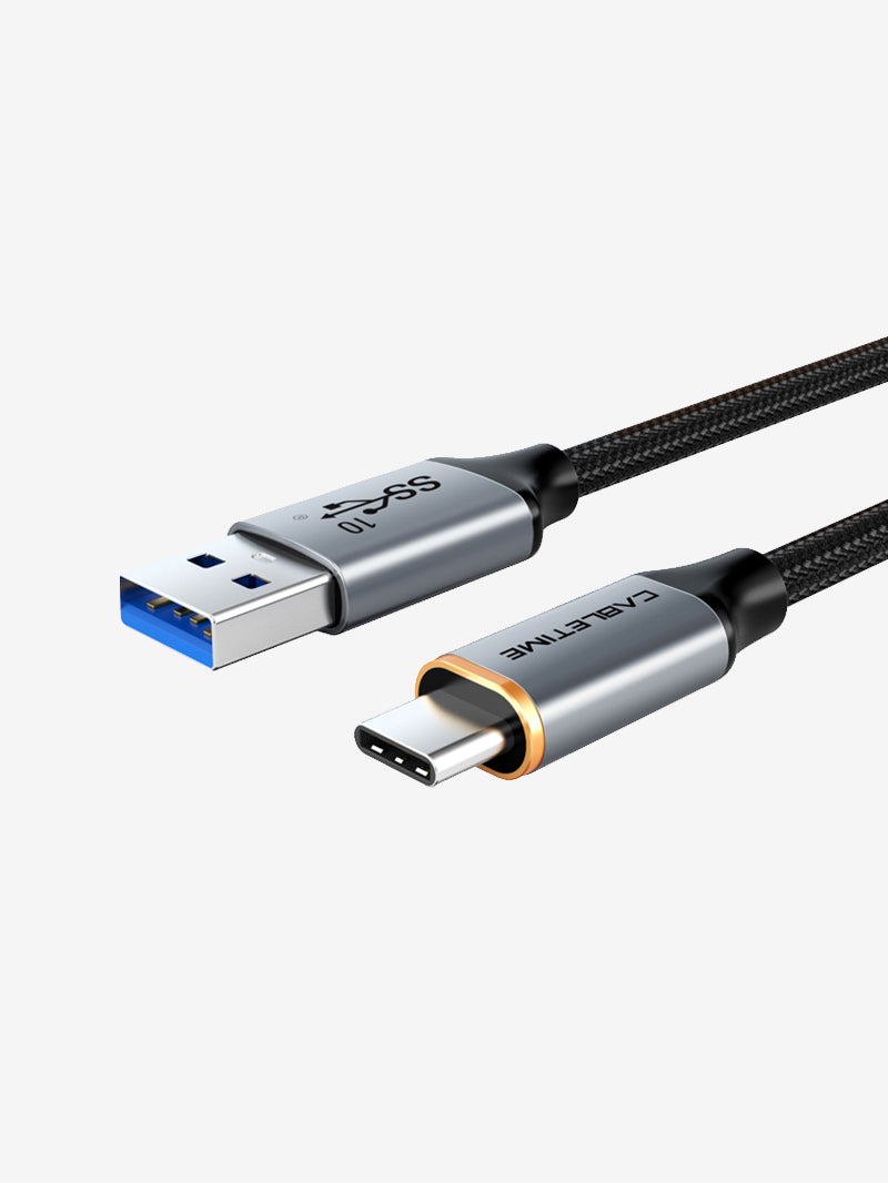 Ppc Usb Cable New 3.1 USB A to USB C Cable 10Gbps 3A - CABLETIME