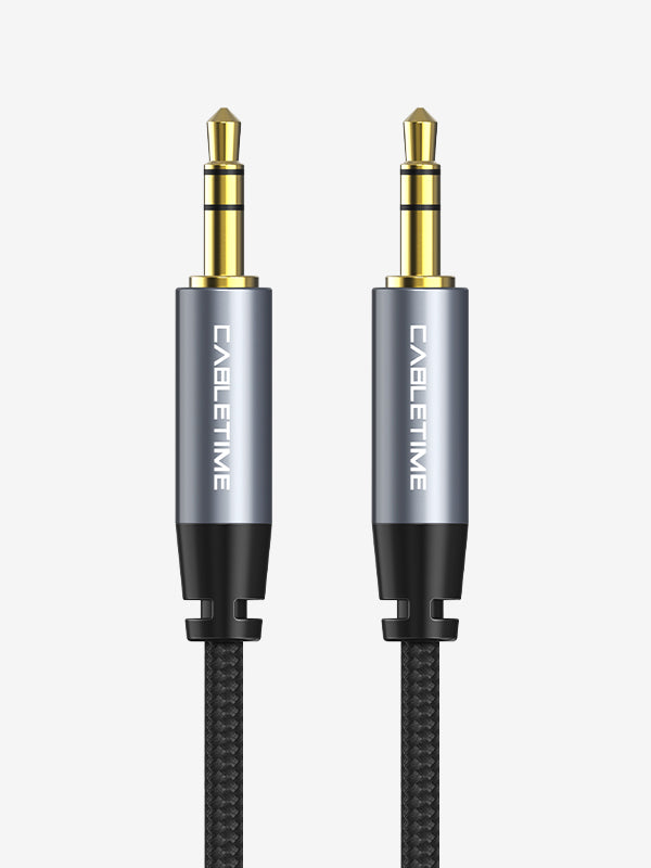 CABLETIME 3.5 MM Male To Male Stereo Audio Aux Cable 