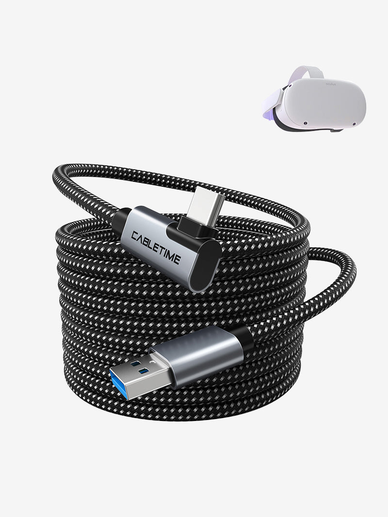 CABLETIME USB 3.0 Cable Oculus Quest 2 Alternative