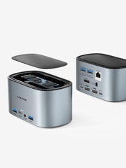CABLETIME 13 In 1 Triple Monitor USB C Docking Station with Power Delivery