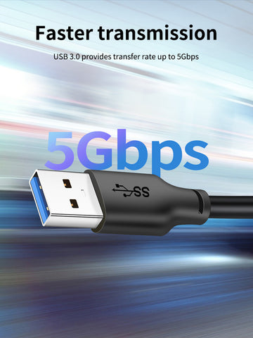 CABLETIME Bulk Fast Charge USB C to USB A 3.0 Cable provides transfer rate up to 5Gbps