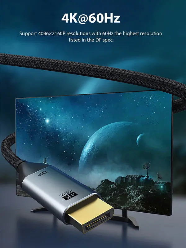 CABLETIME USB-C to DisplayPort cable connector detail