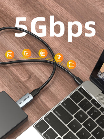 CABLETIME USB 3.0 A Male to USB-C Female OTG Adapter offer 5Gbps transmission rate