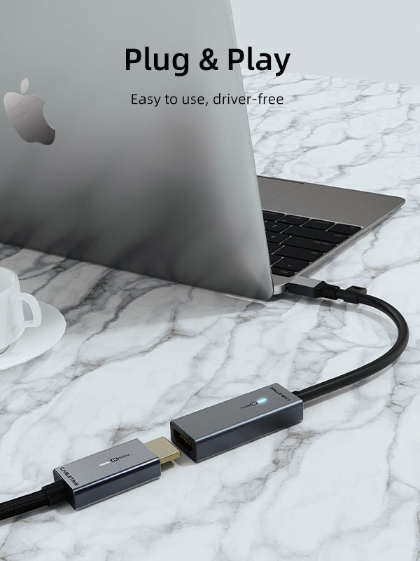 CABLETIME USB Type C Male To HDMI Female Adapter, Easy to use, driver-free