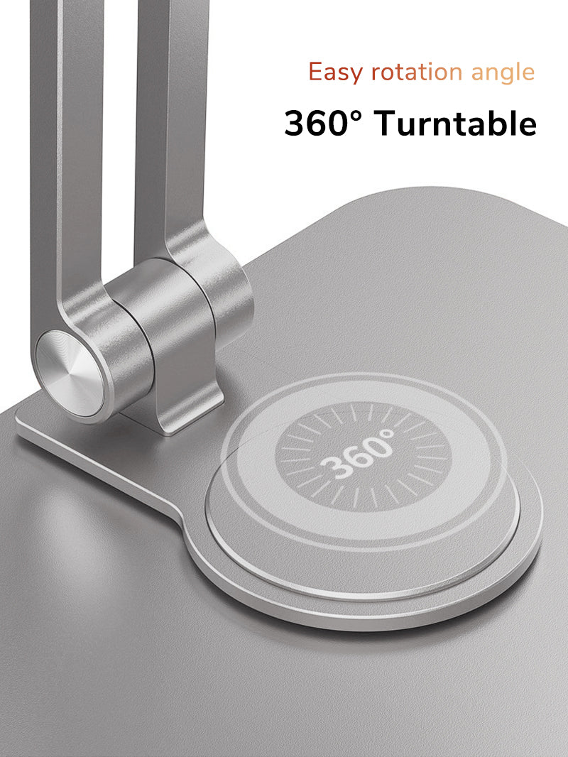 Adjustable 360° Turntable Rotating Tablet Stand Holder for iPad Pro Air Desktop
