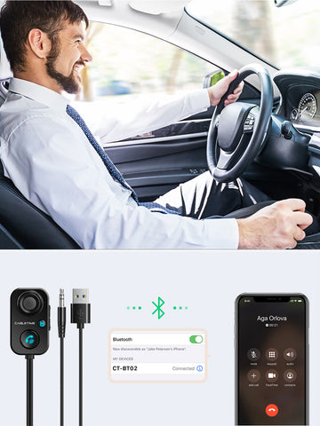 3.5 mm bluetooth receiver for cars