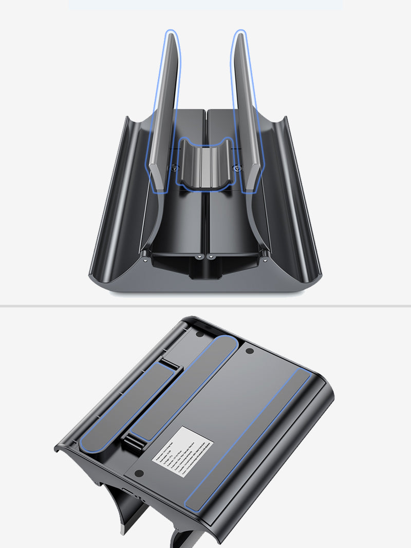 Vertical Laptop Stand for Desk Auto Gravity Locking Holder - CABLETIME