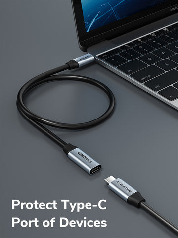 CABLETIME USB 3.0 Type C Male to Female Extension Cable for Protecting Type-C Port of Devices