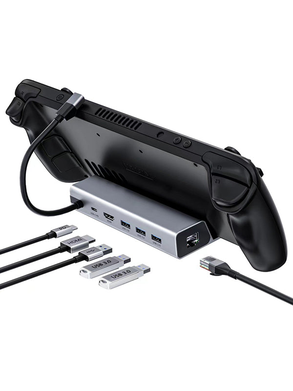 SIWIQU Docking Station Compatible with Steam Deck, 6-in-1 Aluminum