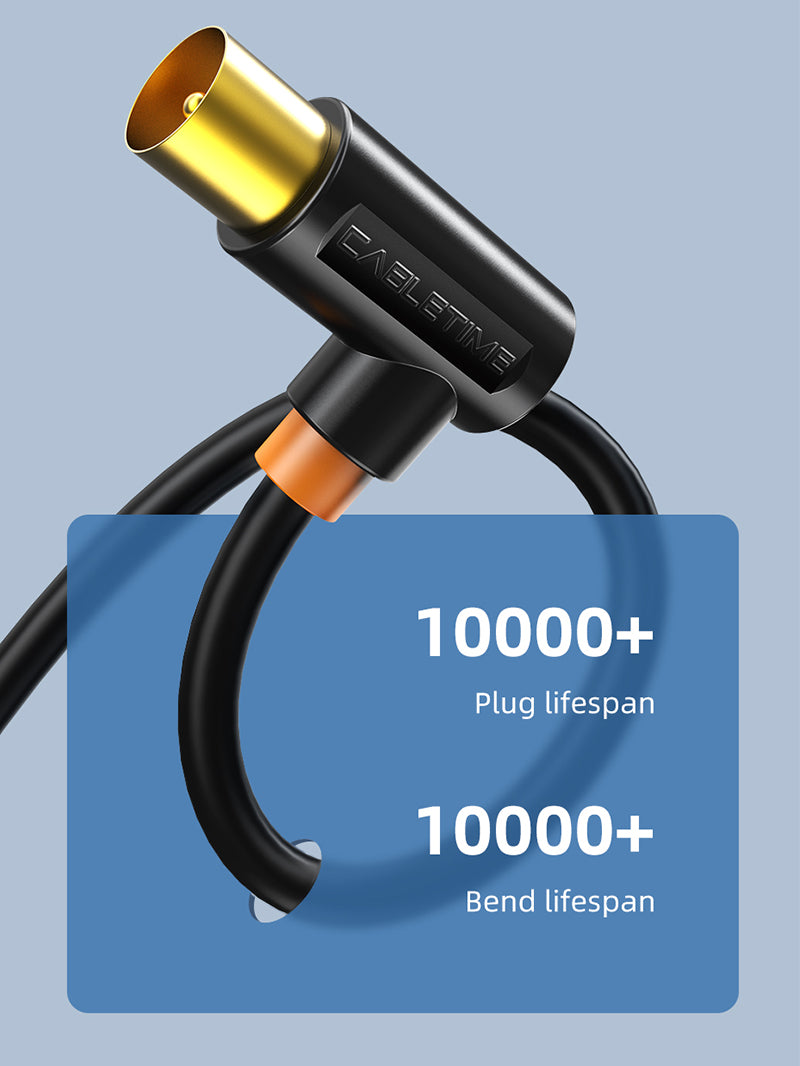 Antena TV Digital Satellite Cable for 1080P HD Telivision 