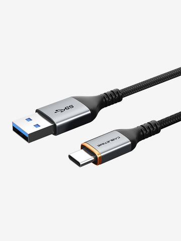 Cabo USB A para USB C completo 5 Gbps de dados e cabo de carregamento 3A