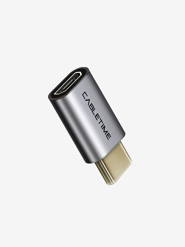 CABLETIME USB C Male to Micro B Female Adapter