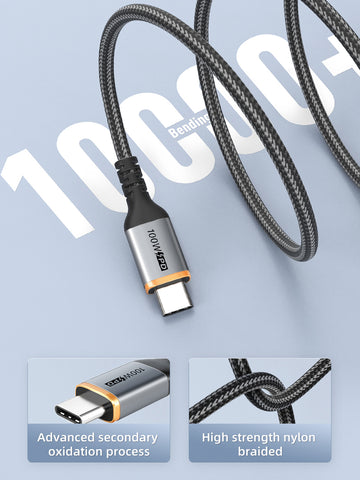 CABLETIME USB-C to USB-C 100W Charging Cable
