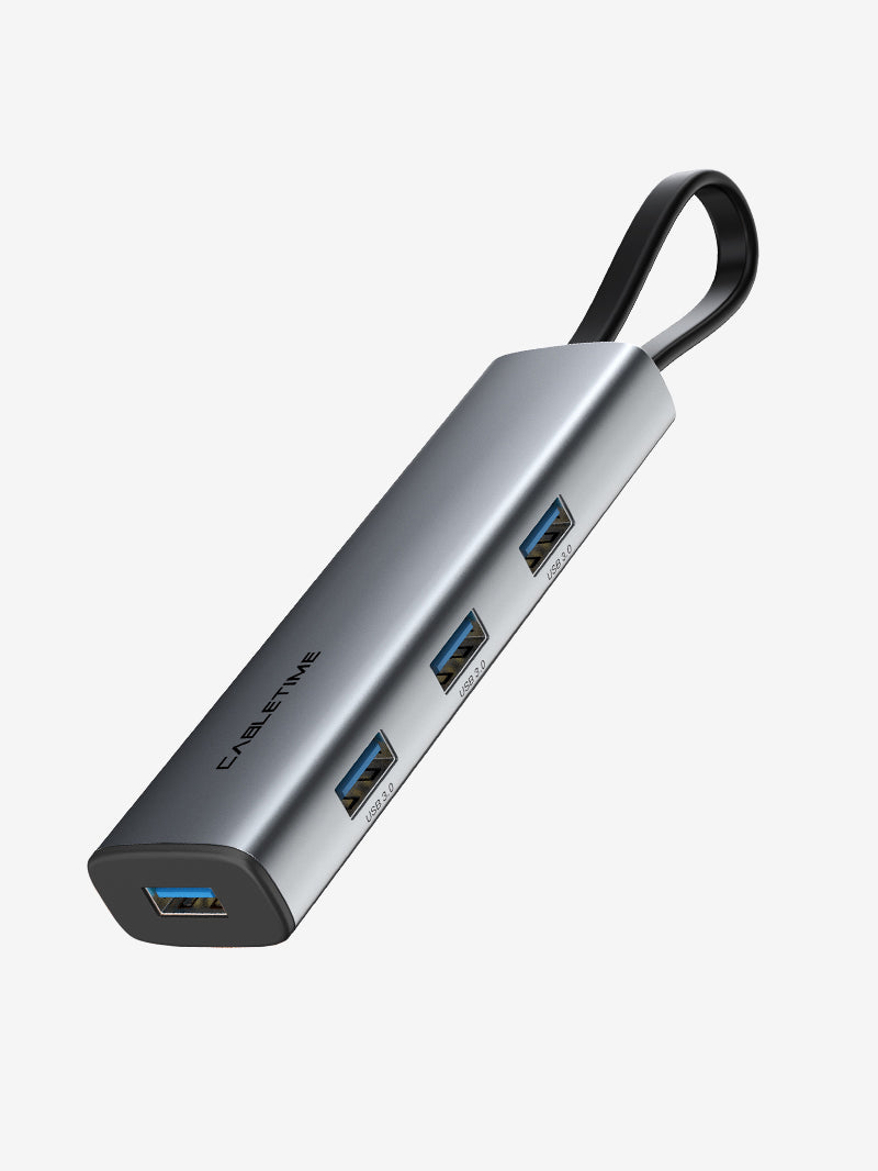 Portable Slim 4 In 1 USB 3.0 Type C Multiport Adapter