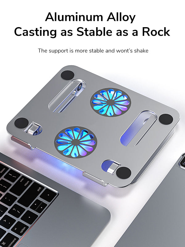 CABLETIME Aluminum alloy Folding Adjustable Laptop Stand Holder 