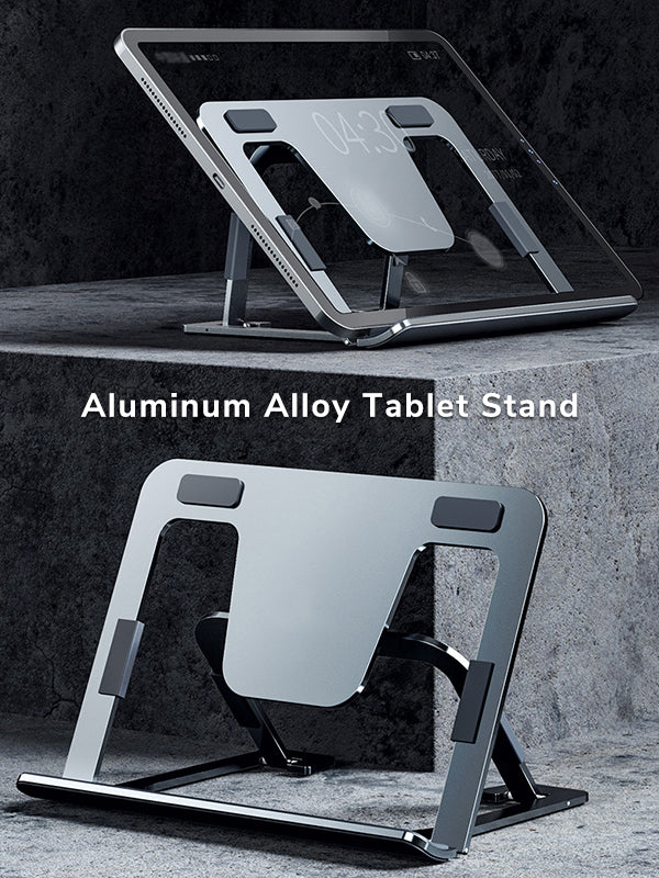 Aluminum Alloy CABLETIME Folding Drawing Tablet Stand Holder Adjustable Height