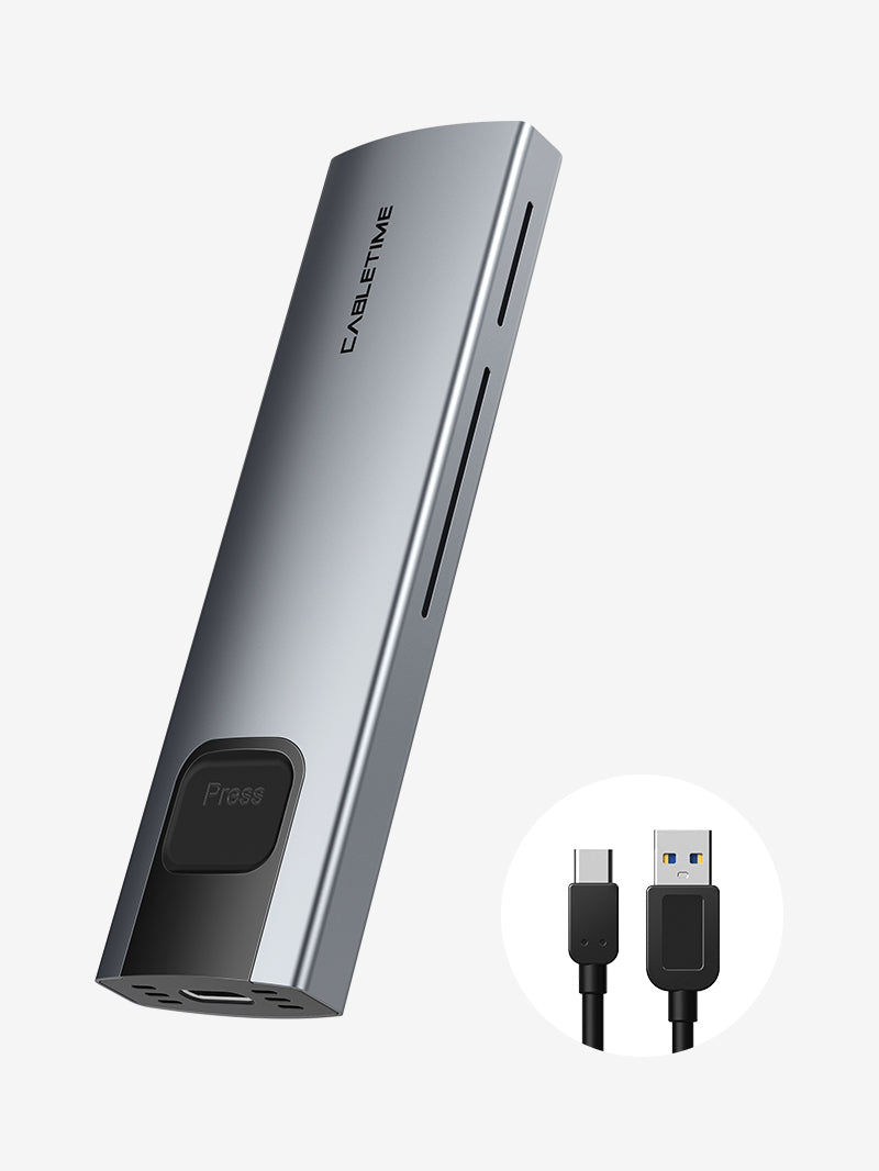 5Gbps USB-C to SATA M.2 SSD Enclosure