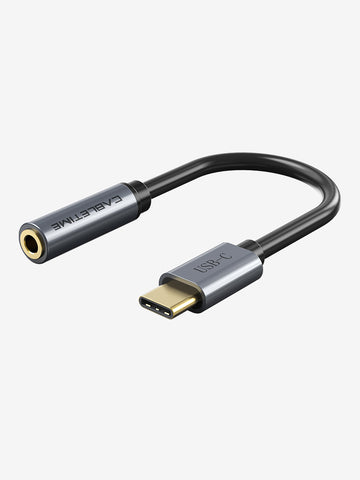 CABLETIME USB Type C To 3.5 MM Audio Aux Jack Adapter